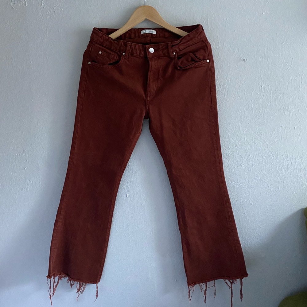 Terracotta Flare Denim